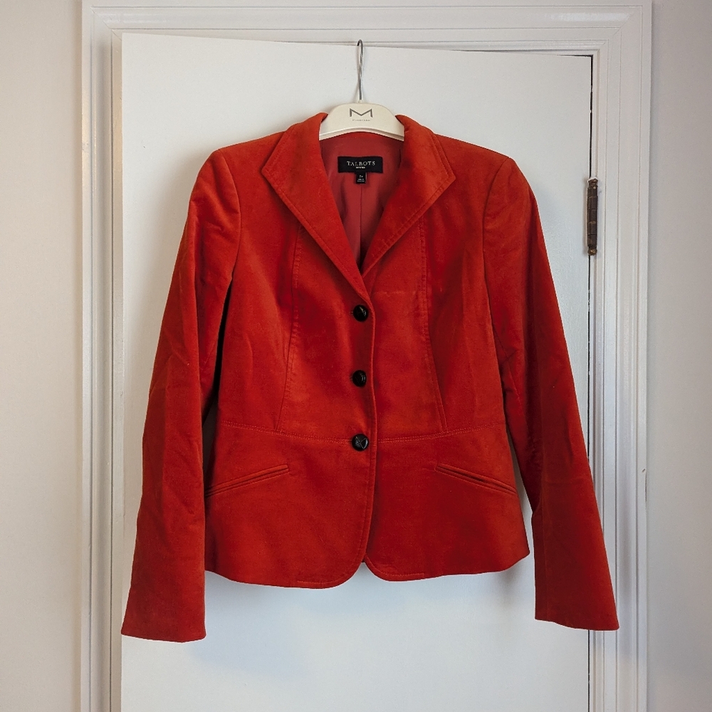 Talbot's Velvet Blazer